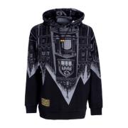 Zwarte Lichtgewicht Hoodie Milanese Dom Print Dolly Noire , Black , He...