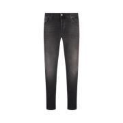 Slim Fit Grijze Jeans Dondup , Gray , Heren