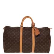 Pre-owned Canvas louis-vuitton-bags Louis Vuitton Vintage , Brown , Da...