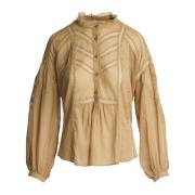 Gelma Top Isabel Marant Étoile , Beige , Dames