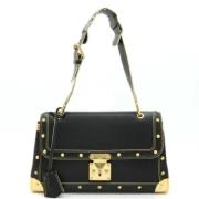 Pre-owned Leather louis-vuitton-bags Louis Vuitton Vintage , Black , D...