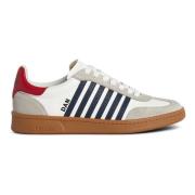 Vintage Leren Sneakers Dsquared2 , White , Heren