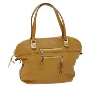 Pre-owned Leather handbags Chloé Pre-owned , Beige , Dames