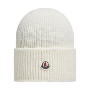 Stijlvolle Wintermuts voor Mannen Moncler , White , Dames