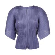 August Cardigan in Maandelijkse Kleuren Issey Miyake , Blue , Dames