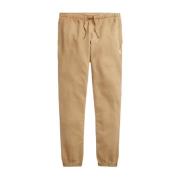 Casual Fit Trekkoord Broek Polo Ralph Lauren , Brown , Heren