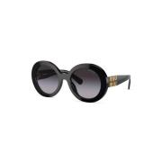 Zwarte zonnebril met originele hoes Miu Miu , Black , Dames