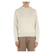 Hoodie van viscosemix Replay , Beige , Dames