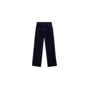 Velours Broek Navy Lounge Set Busnel , Blue , Dames