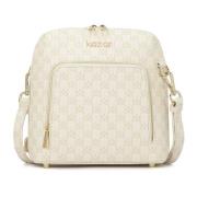 Leren tas met KAZAR-monogrammen Kazar , White , Dames