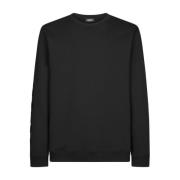 Zwarte Crew Neck Sweatshirt Dondup , Black , Heren