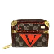 Pre-owned Canvas wallets Louis Vuitton Vintage , Brown , Dames