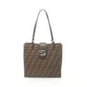 Pre-owned Leather fendi-bags Fendi Vintage , Brown , Dames