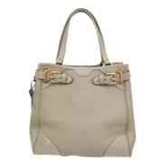 Pre-owned Leather louis-vuitton-bags Louis Vuitton Vintage , Gray , Da...