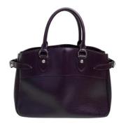 Pre-owned Leather louis-vuitton-bags Louis Vuitton Vintage , Purple , ...