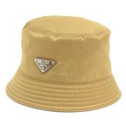 Pre-owned Canvas hats Prada Vintage , Brown , Unisex