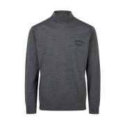 Merino Coltrui met Logo Iceberg , Gray , Heren