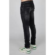 Midnight Ripped Dark Jeans Heren Zwart My Brand , Black , Heren