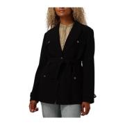 Klassieke Zwarte Blazer Aaiko , Black , Dames