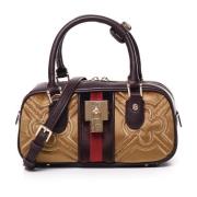 Bruine Trunk Tas met Handvat V73 , Brown , Dames