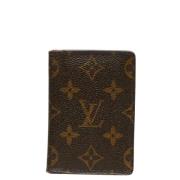 Pre-owned Canvas wallets Louis Vuitton Vintage , Brown , Dames