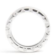 Pre-owned Metal rings Bvlgari Vintage , White , Dames