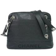 Pre-owned Leather chanel-bags Chanel Vintage , Black , Dames