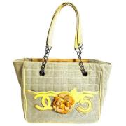 Pre-owned Canvas totes Chanel Vintage , Gray , Dames