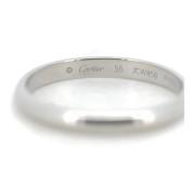 Pre-owned Metal rings Cartier Vintage , Gray , Dames