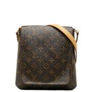 Pre-owned Canvas louis-vuitton-bags Louis Vuitton Vintage , Brown , Da...