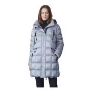 Mary Down Jacket in Dove Blue Junge , Blue , Dames