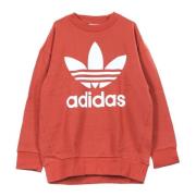 Oranje Sweatshirt voor Mannen Adidas , Orange , Heren