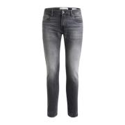 Grijze Skinny Fit Katoenmix Jeans Guess , Gray , Heren