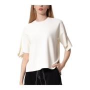 Gebreide top met wijde mouwen Stella McCartney , White , Dames