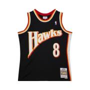 1994 Hawks Steve Smith Zwarte Jersey Mitchell & Ness , Black , Heren