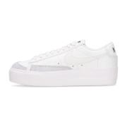 Platform Sneaker met Zeil Ontwerp Nike , White , Dames