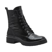 Stijlvolle Veterschoenen voor Vrouwen Tamaris , Black , Dames