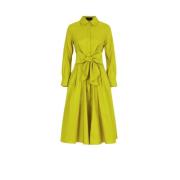 Midi Taffeta Overhemdjurk Carolina Herrera , Green , Dames