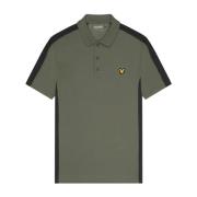 Gestreept Golf Polo Shirt Lyle & Scott , Green , Heren