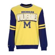 Michigan Wolverines Crewneck Sweatshirt Mitchell & Ness , Multicolor ,...