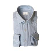 Gestreepte Flex Shirt Xacus , Blue , Heren