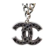 Pre-owned Metal chanel-jewelry Chanel Vintage , Gray , Heren