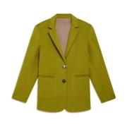 Omkeerbare Wol Reversjas Maliparmi , Green , Dames