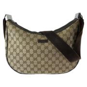 Pre-owned Canvas crossbody-bags Gucci Vintage , Beige , Dames