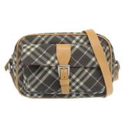 Pre-owned Canvas shoulder-bags Burberry Vintage , Brown , Dames