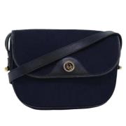 Pre-owned Canvas dior-bags Dior Vintage , Blue , Dames