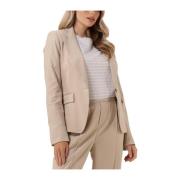 Elegante Zand Blazer Penn&Ink N.Y , Beige , Dames