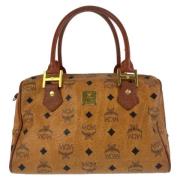 Pre-owned Leather handbags MCM Pre-owned , Brown , Dames