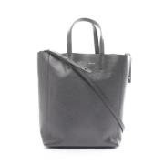 Pre-owned Leather celine-bags Celine Vintage , Gray , Dames