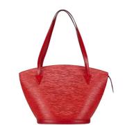 Pre-owned Leather louis-vuitton-bags Louis Vuitton Vintage , Red , Dam...